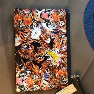 NWT Nicole Miller Tiger Clutch